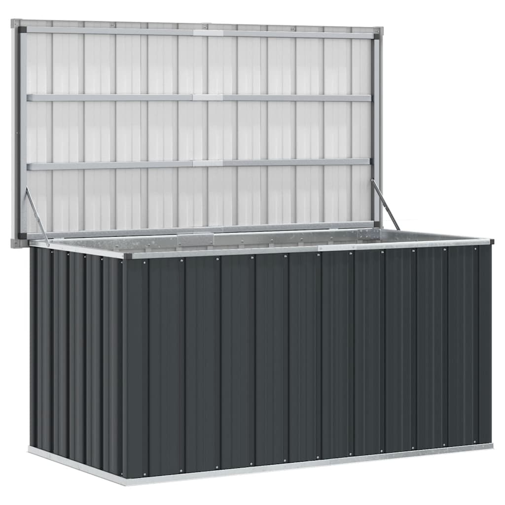 vidaXL Tuinbox 129x67x65 cm antraciet