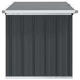 vidaXL Tuinbox 129x67x65 cm antraciet