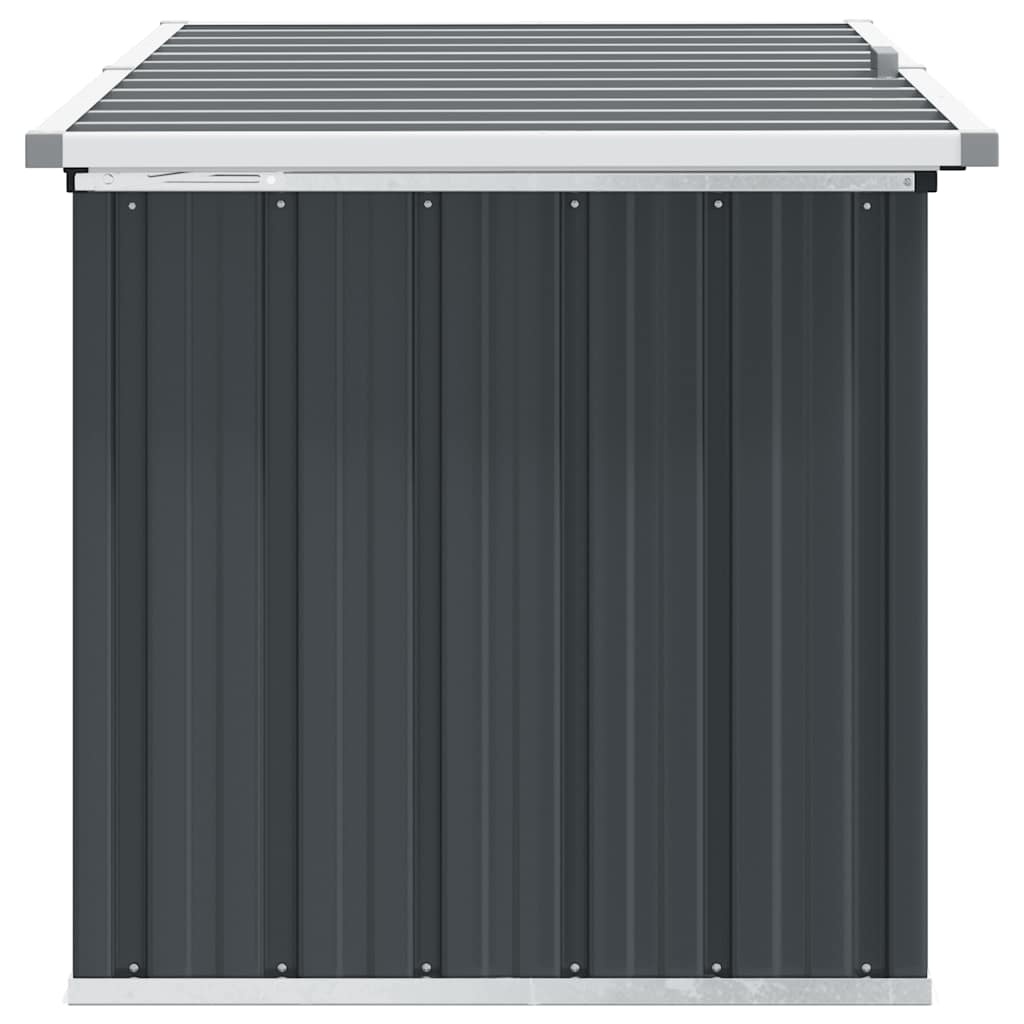 vidaXL Tuinbox 129x67x65 cm antraciet