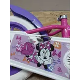 Kinderfiets Minnie Mouse 12" Roze - Meisjesfiets met Zijwieltjes