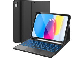 Toetsenbord met Trackpad voor iPad 10e Gen | QWERTY | Bluetooth | 28% Korting