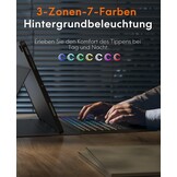 Hoes met QWERTZ Toetsenbord & Trackpad voor iPad Air 13" (M2, 2024) - 47% Korting
