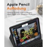 Hoes met QWERTZ Toetsenbord & Trackpad voor iPad Air 13" (M2, 2024) - 47% Korting