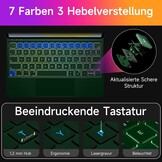 Groen Toetsenbord met Touchpad voor iPad Air/Pro 11" (QWERTZ) - 34% Korting