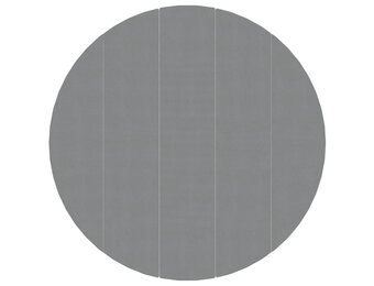 Zwembadgrondzeil Polyester Geotextiel Ø550 cm Lichtgrijs (40% Korting!)