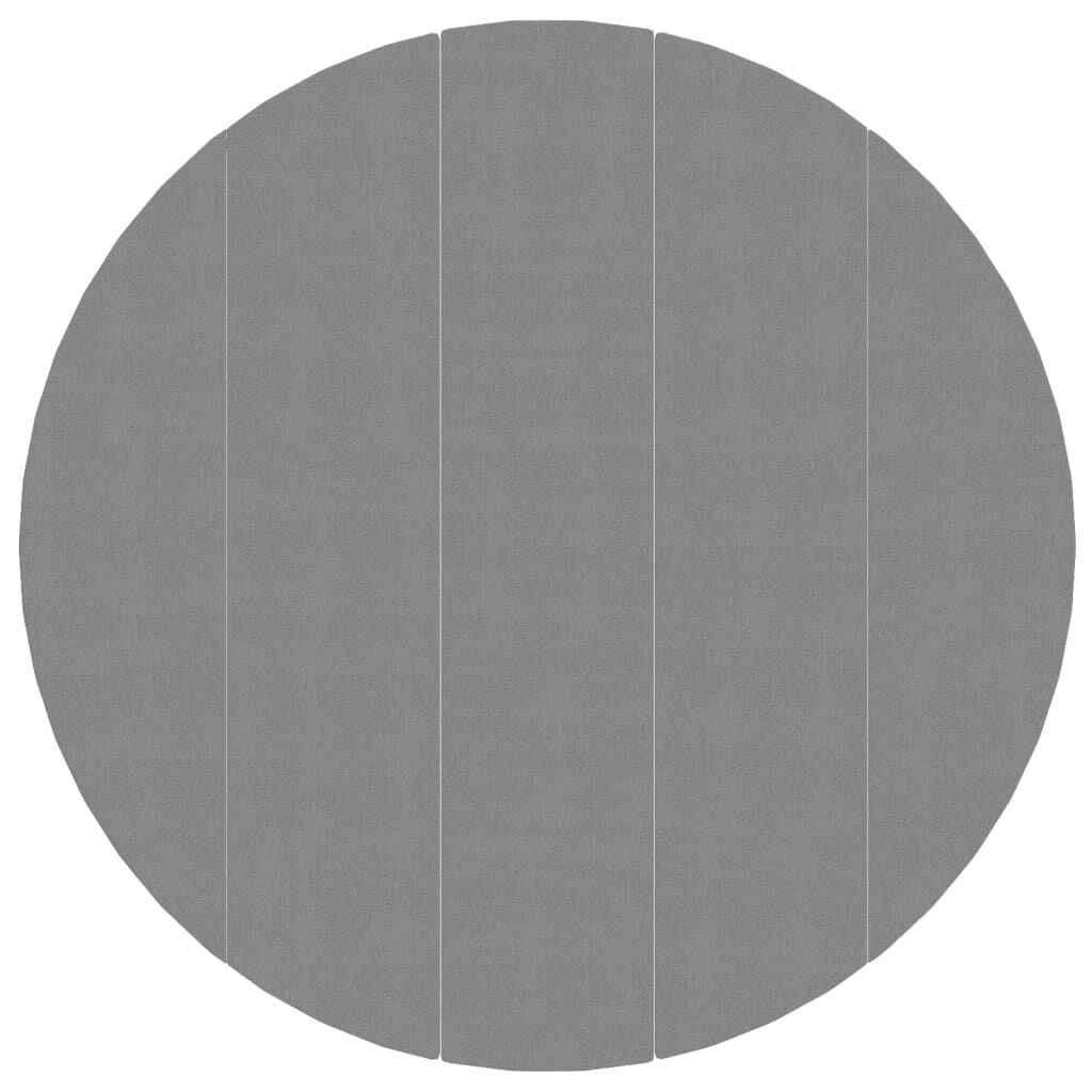 Zwembadgrondzeil Polyester Geotextiel Ø550 cm Lichtgrijs (40% Korting!)