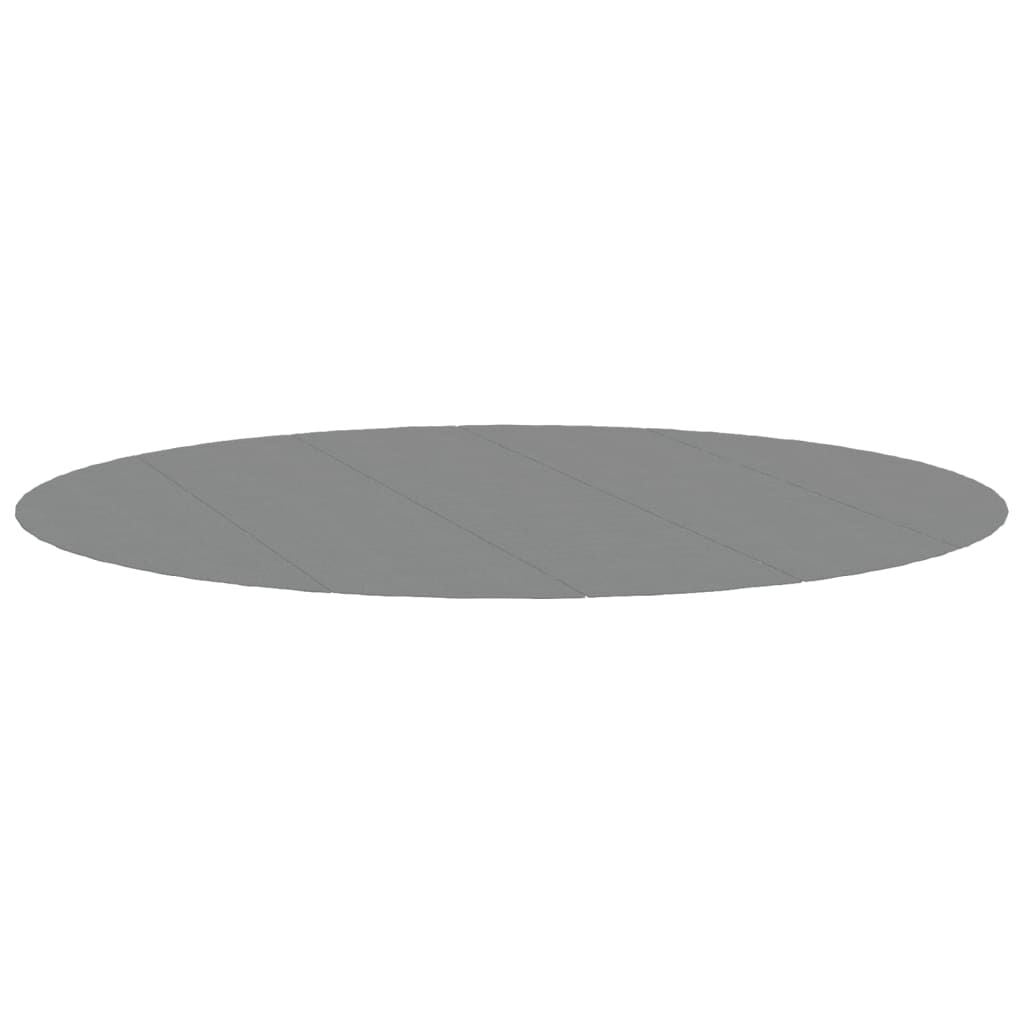 Zwembadgrondzeil Polyester Geotextiel Ø550 cm Lichtgrijs (40% Korting!)