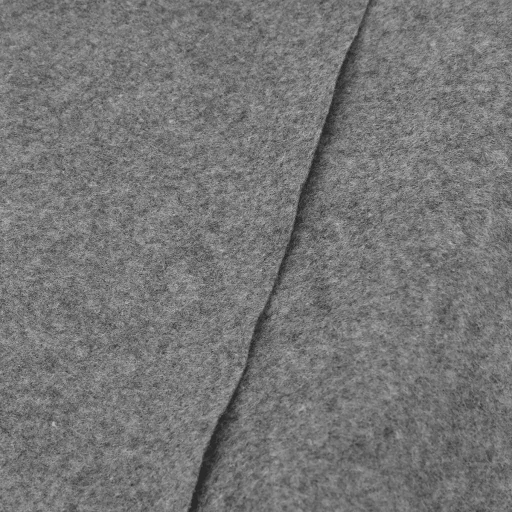 Zwembadgrondzeil Polyester Geotextiel Ø550 cm Lichtgrijs (40% Korting!)