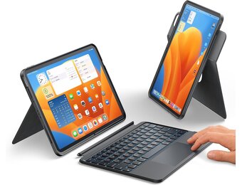 HOU Toetsenbordhoes met Touchpad voor iPad Air/Pro (34% Korting)
