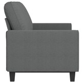 VidaXL Driezitsbank 180 cm Stof Donkergrijs - 35% Korting!