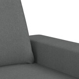 VidaXL Driezitsbank 180 cm Stof Donkergrijs - 35% Korting!