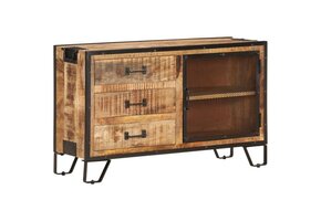 VidaXL Dressoir Massief Mangohout 100x31x60 cm (55% Korting)