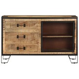 VidaXL Dressoir Massief Mangohout 100x31x60 cm (55% Korting)