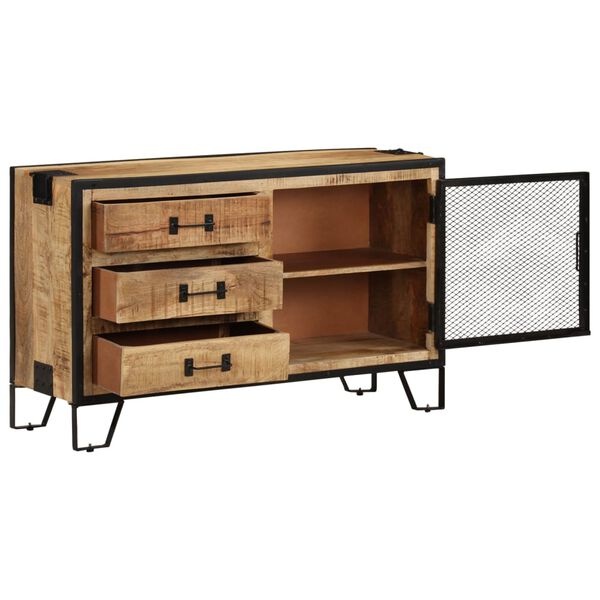 VidaXL Dressoir Massief Mangohout 100x31x60 cm (55% Korting)