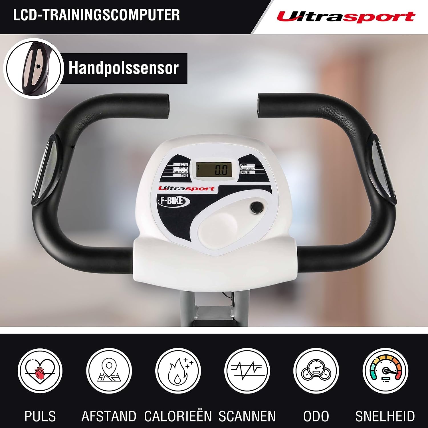 Opvouwbare Hometrainer Ultrasport F-Bike Pro - 35% Korting