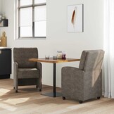 VidaXL Donkergrijze Eetstoelen (2 stuks) met 35% Korting
