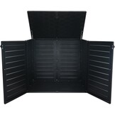 Grote Vuilniscontainerbox 1170L met Korting - Weerbestendig & Afsluitbaar