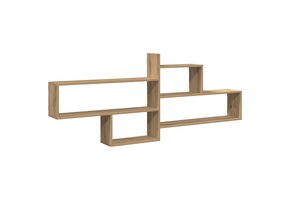 vidaXL Wandschap Eikenhout 167,5x18x68cm | 40% Korting
