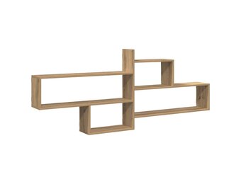 vidaXL Wandschap Eikenhout 167,5x18x68cm - 34% Korting