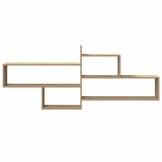 vidaXL Wandschap Eikenhout 167,5x18x68cm - 34% Korting