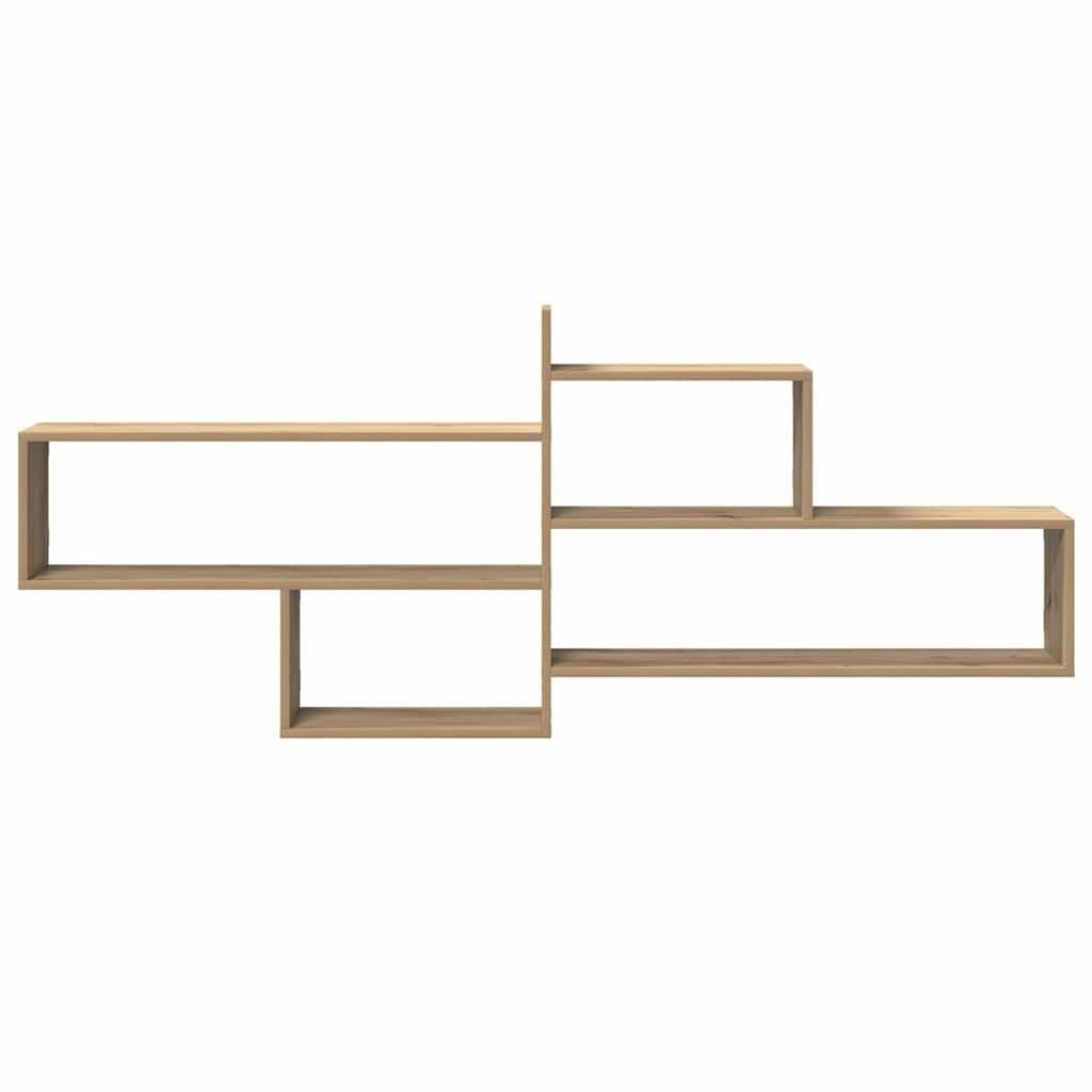 vidaXL Wandschap Eikenhout 167,5x18x68cm - 34% Korting