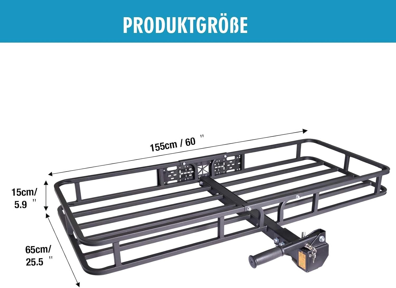 Fietsendrager voor Trekhaak 152x61x15 cm - 35% Korting