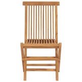 4x Teakhouten Tuinstoelen Inklapbaar - 35% Korting