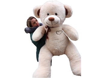 Reusachtige Teddybeer 75x85cm - Beige/Bruin (34% Korting!)