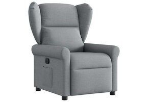 Verstelbare Fauteuil Stof Lichtgrijs - 47% Korting