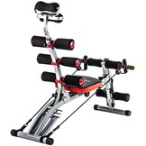 TechFit Abs krachttraining, All Crunch, Multifunctionele 6-in-1 Bank, Buik Gym Buik, Verticale Fitnessapparatuur, Opvouwbare Krachtbank voor het hele lichaam