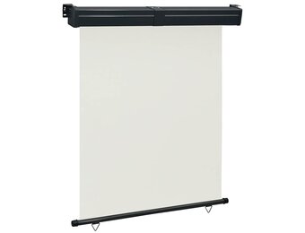 vidaXL Balkonscherm 145x250 cm crèmekleurig