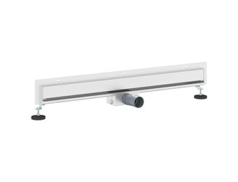 vidaXL Wandgemonteerde Douche Afvoer Zilver 80 cm Roestvrij staal 304