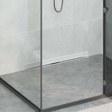Douche Afvoer Wandmontage 80 cm Zilver Roestvrij Staal - 60% Korting
