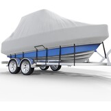 Center Console Boat Cover 22-24ft, Trailerable T-Top/Hard-Top Boat Cover, Heavy Duty Marine Grade Oxford Waterproof Boat Covers