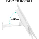 Wifi-versterker, repeater voor buiten, accu, zonne-energie, Wi-Fi Booster WiFi Range Extender tot 100 meter, WLAN-toegangspunt 2,4 GHz Wi-Fi 300 Mbit/s repeater, wifi booster compatibel 2,4 GHz