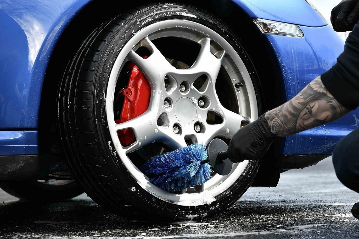 EZ Detail Reinigingsborstel - Auto, Fiets, Velgen - 53% Korting