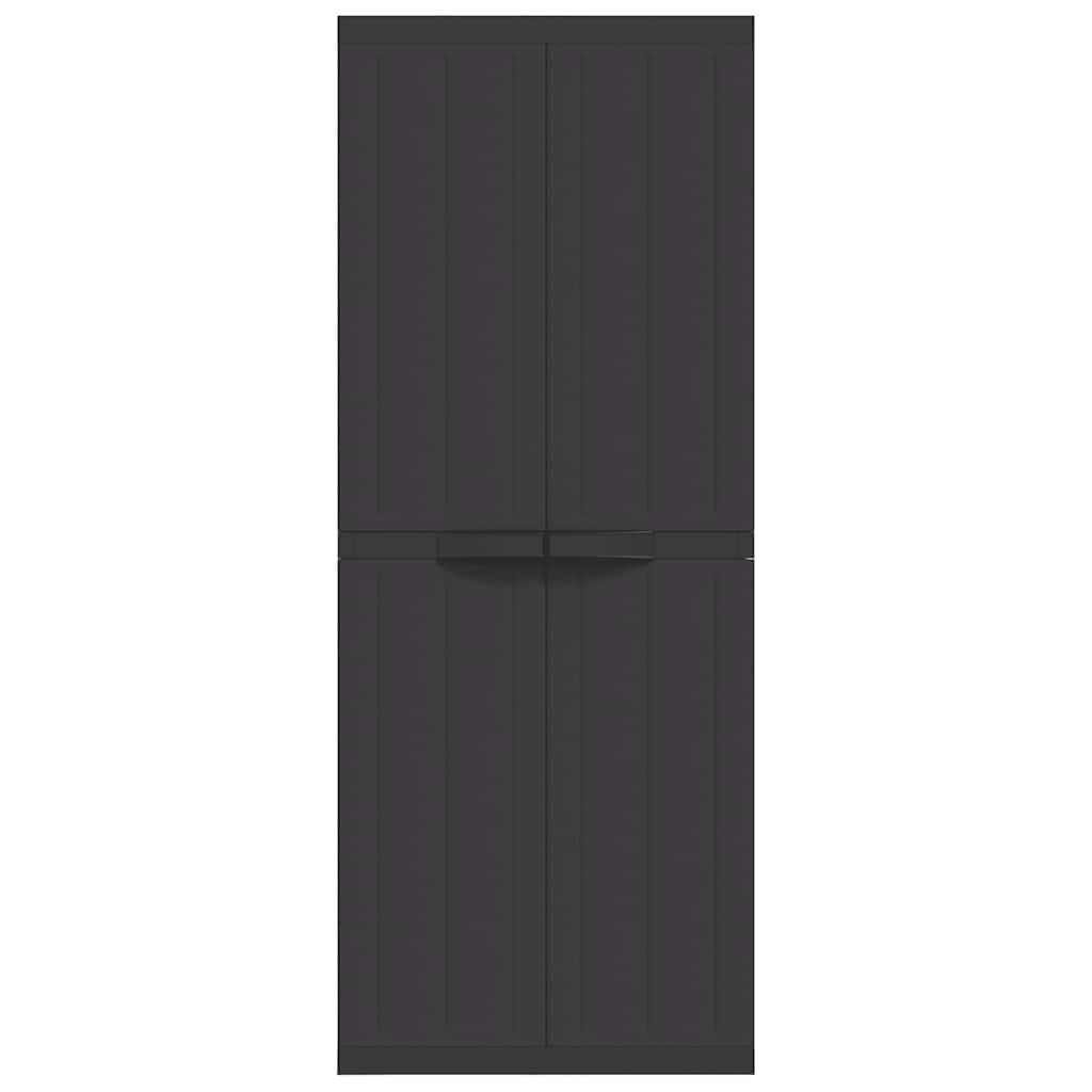 VidaXL Tuinkast Zwart - 65x37x165 cm - 35% Korting