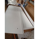 vidaXL Kantoorkast 90x40x102 cm staal wit