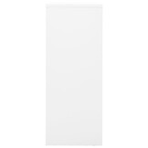 vidaXL Kantoorkast 90x40x102 cm staal wit