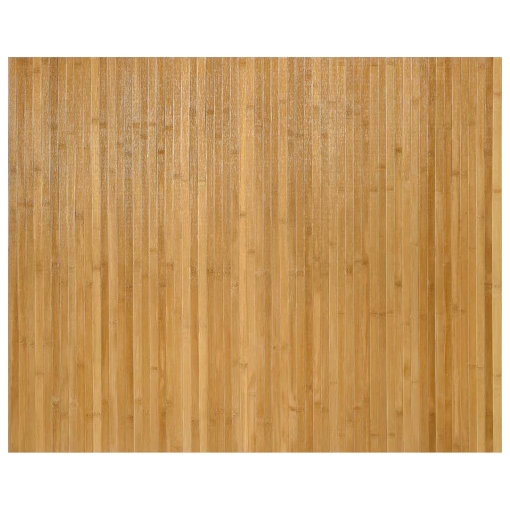 vidaXL Bamboe Vloerkleed Rechthoekig 80x100 cm Naturel (57% Korting)