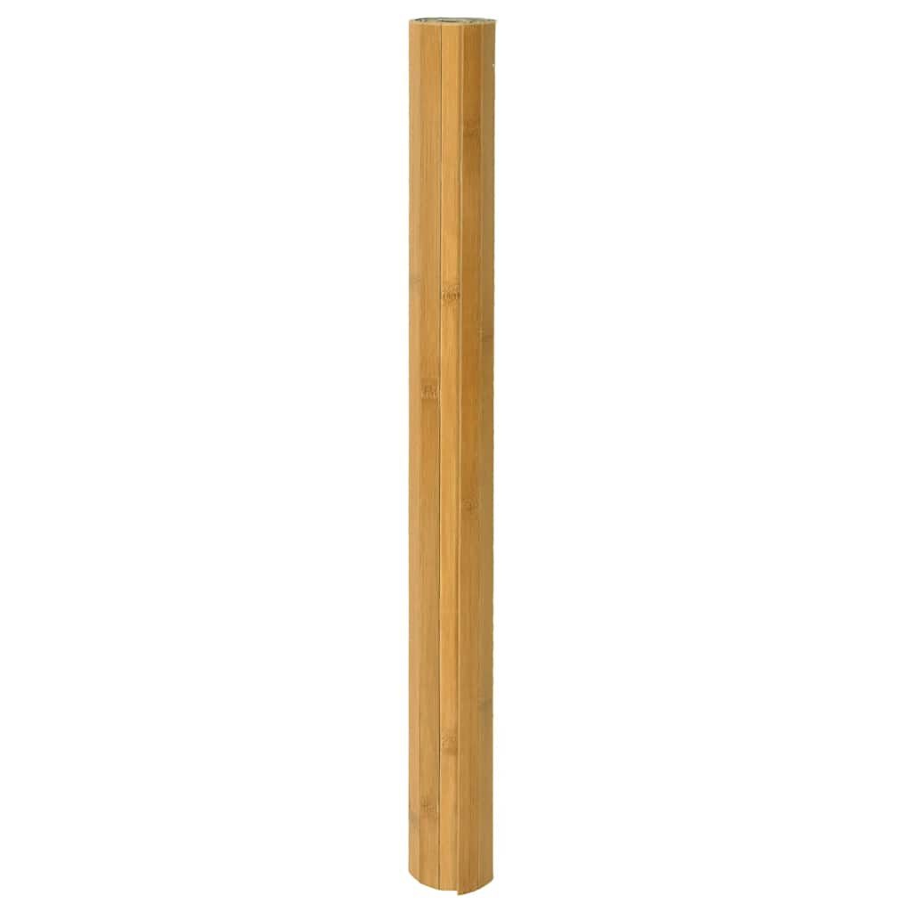 vidaXL Bamboe Vloerkleed Rechthoekig 80x100 cm Naturel (57% Korting)