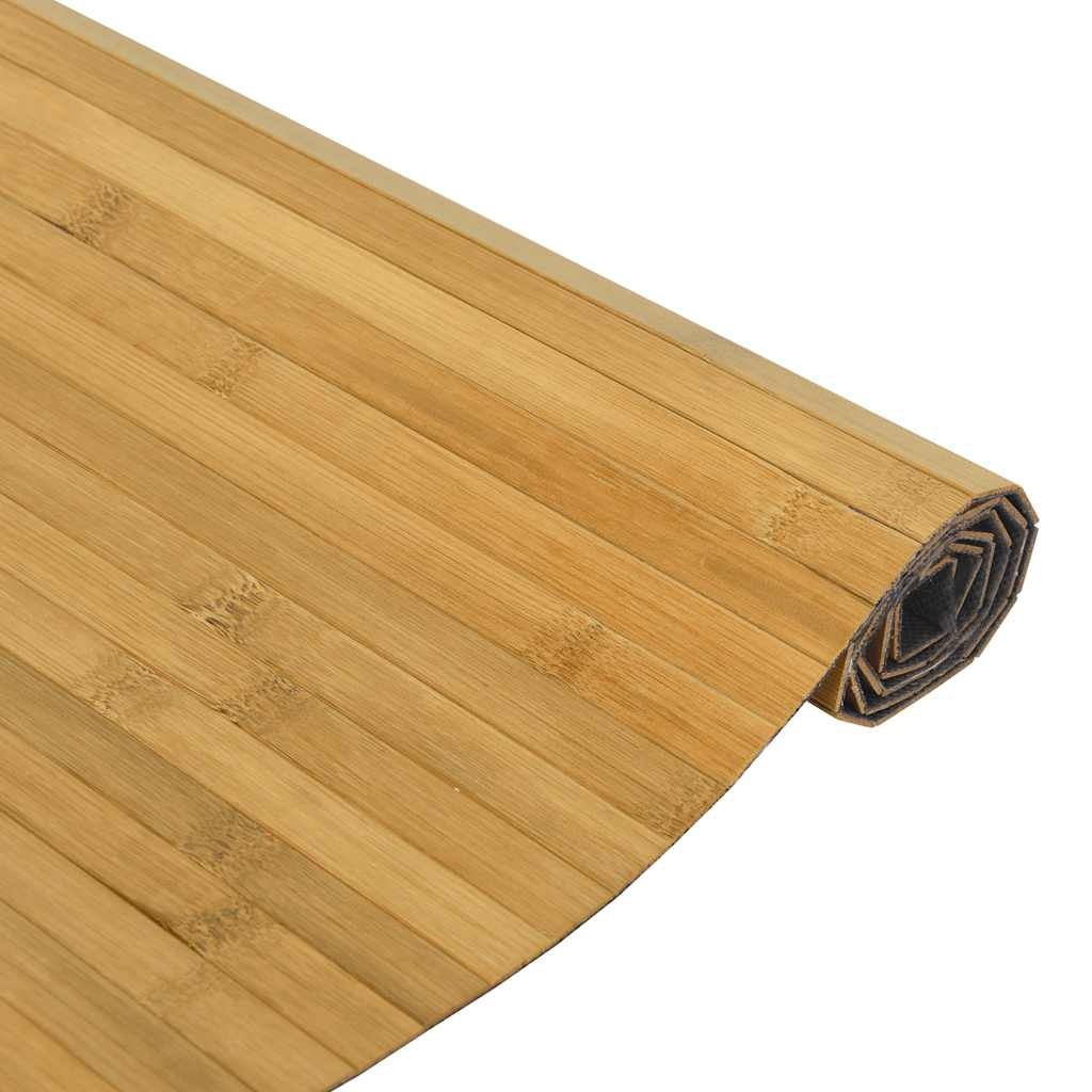 vidaXL Bamboe Vloerkleed Rechthoekig 80x100 cm Naturel (57% Korting)