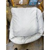 Hondenmand grijs 120x90 cm - wasbaar hondenkussen - waterdicht hondenbed