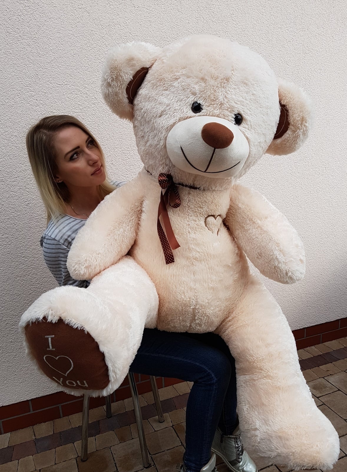 Grote Beige Bruine Teddybeer Knuffel 160 cm - 60% Korting