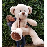 Grote Beige Bruine Teddybeer Knuffel 160 cm - 60% Korting