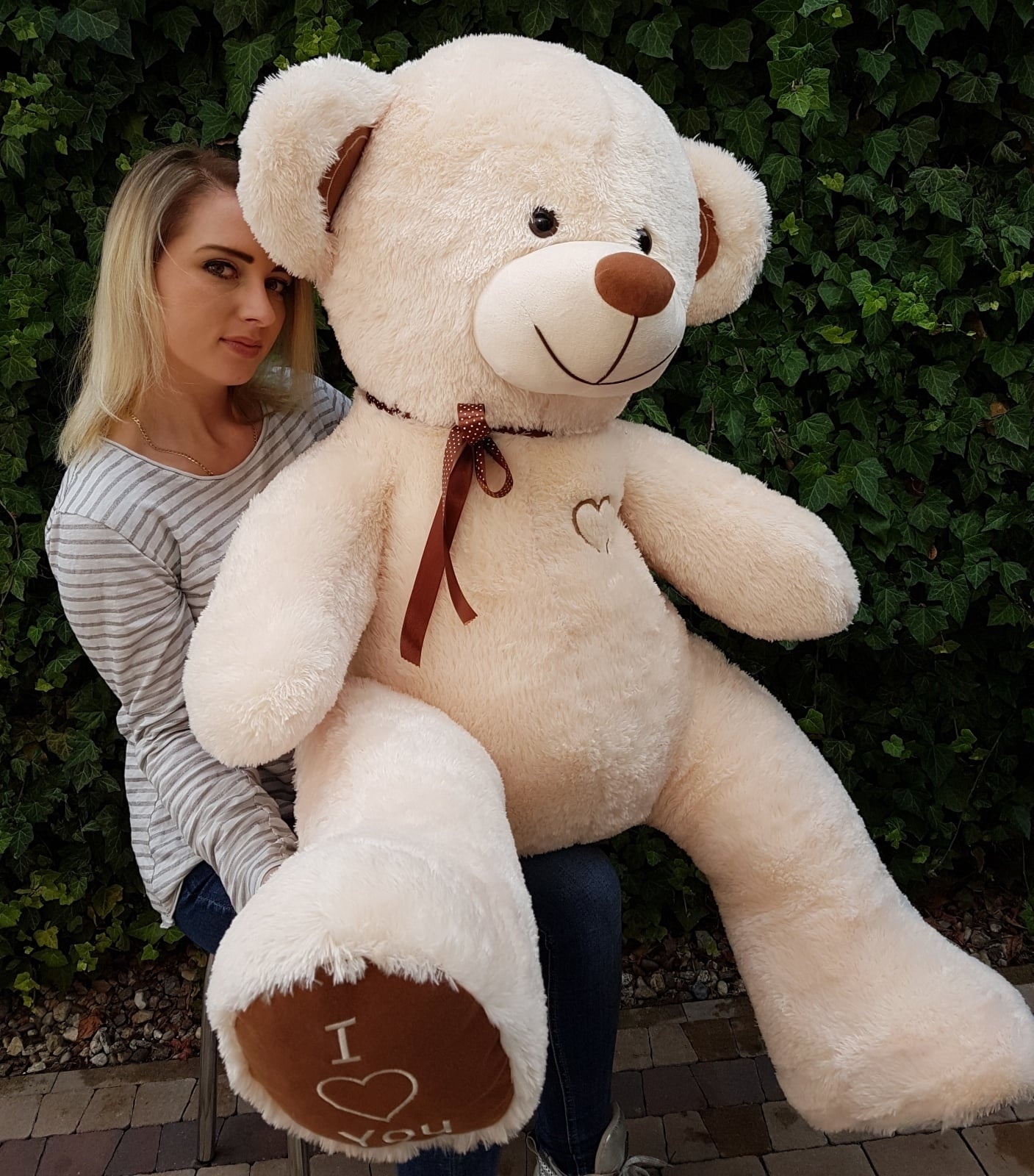 Grote Beige Bruine Teddybeer Knuffel 160 cm - 60% Korting