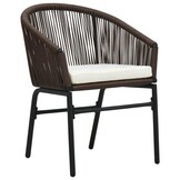 vidaXL Tuinstoelen 2 st PE-rattan Bruin - 61% Korting