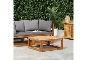 Salontafel massief acaciahout 68x68x29 cm - 34% Korting