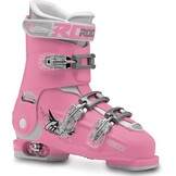 Roces Kinder Idea Free 22.5-25.5 Kinderskischuh-Verstellbar, Deep Pink-White