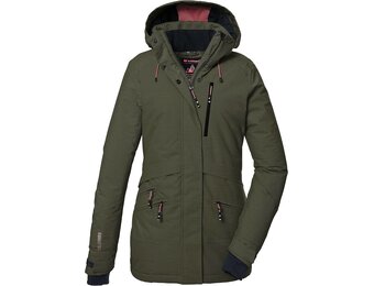 Killtec Dames Skijas Ksw 110 met Afneembare Capuchon en Sneeuwvanger